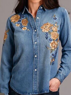 Stetson embroidery top